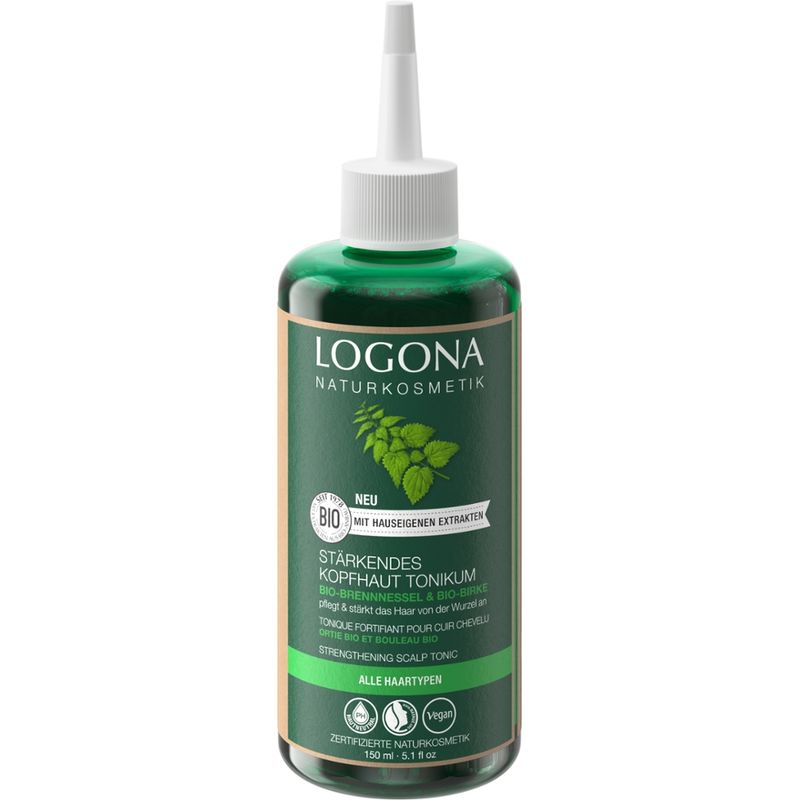 Logona Stärkendes Kopfhaut Tonikum Bio-Brennnessel & Bio-Birke - Produktbild