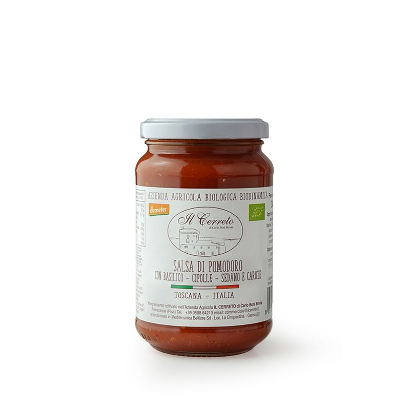 Il Cerreto Tomatensosse mit Basilikum, Zwiebeln, Sellerie und Karotten - Produktbild