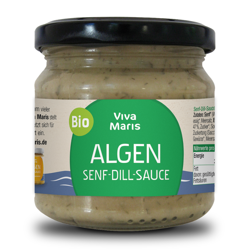 Viva Maris Algen Senf Dill Sauce Bio, vegan - Produktbild