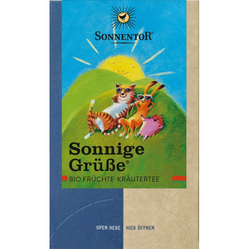 Sonnentor Sonnige Grüße® Tee, Doppelkammerbeutel - Produktbild