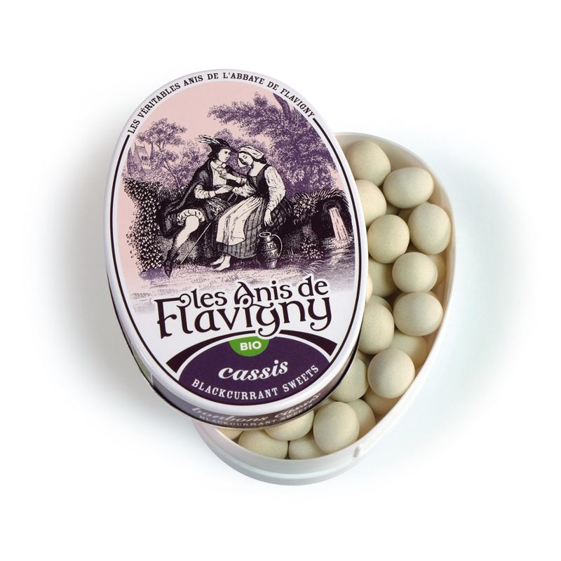 ANIS DE FLAVIGNY Ovale Dose 50g SCHWARZE JOHANNISBEERE BIO - Produktbild