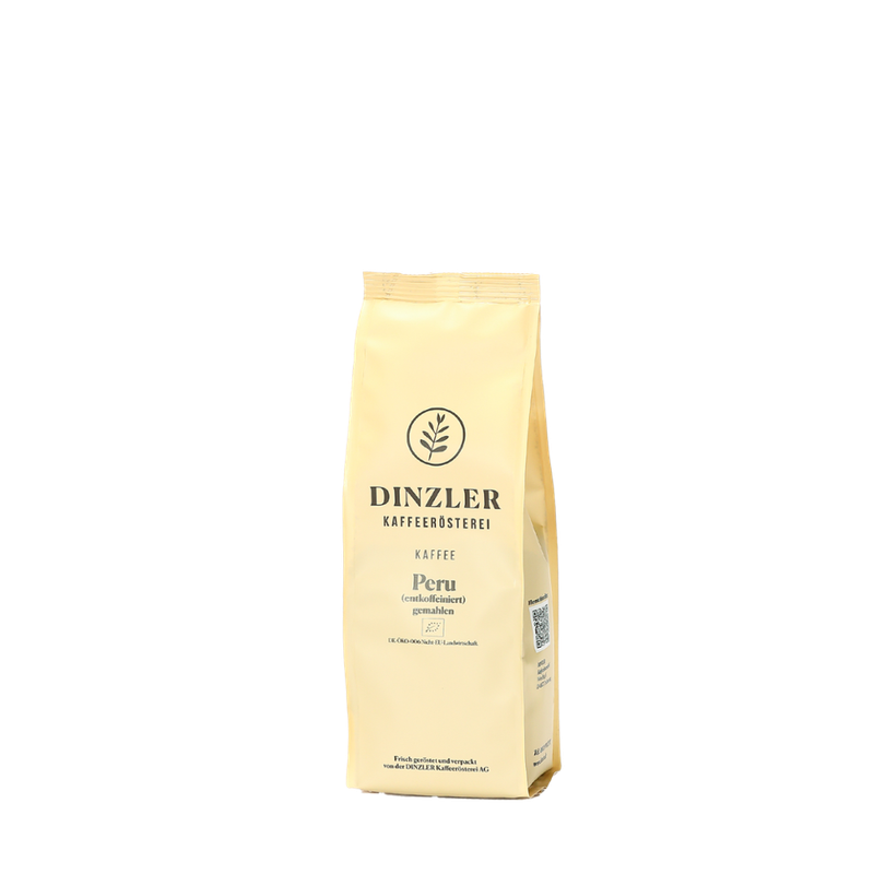 DINZLER Kaffeerösterei BIO Kaffee Peru Decaf Organico - 250g Beutel Filterkaffee / Handaufguss - Produktbild