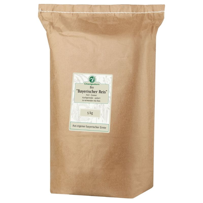 Chiemgaukorn "Bayerischer Reis", Bio Perl-Emmer 5 kg, Chiemgaukorn - Produktbild