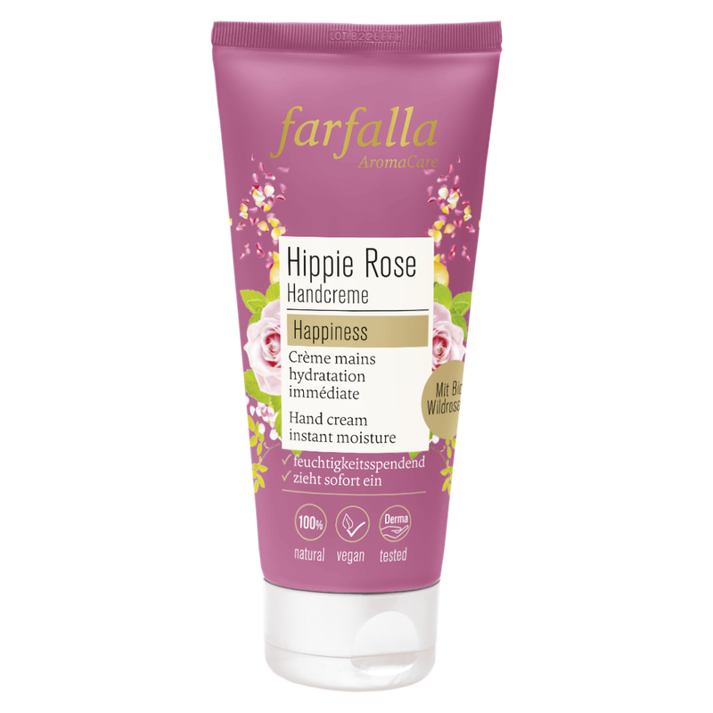 farfalla Hippie rose Happiness Handcreme, 50ml - Produktbild