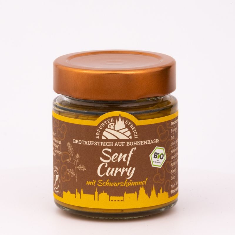 Erfurter Streich Erfurter Streich Bio Brotaufstrich Senf-Curry - Produktbild
