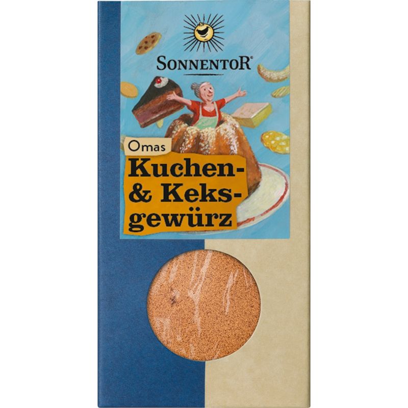 Sonnentor Omas Kuchen- und Keksgewürz, Packung - Produktbild