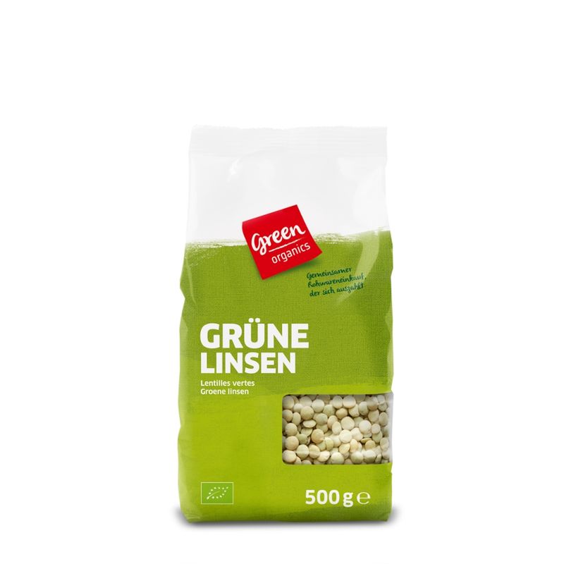 greenorganics Grüne Linsen - Produktbild