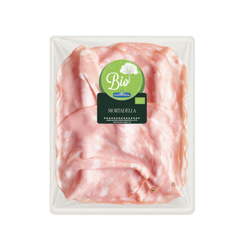 GRAN BRIANZA Aff. Mortadella BIO 80g 6pz EcoP - Produktbild