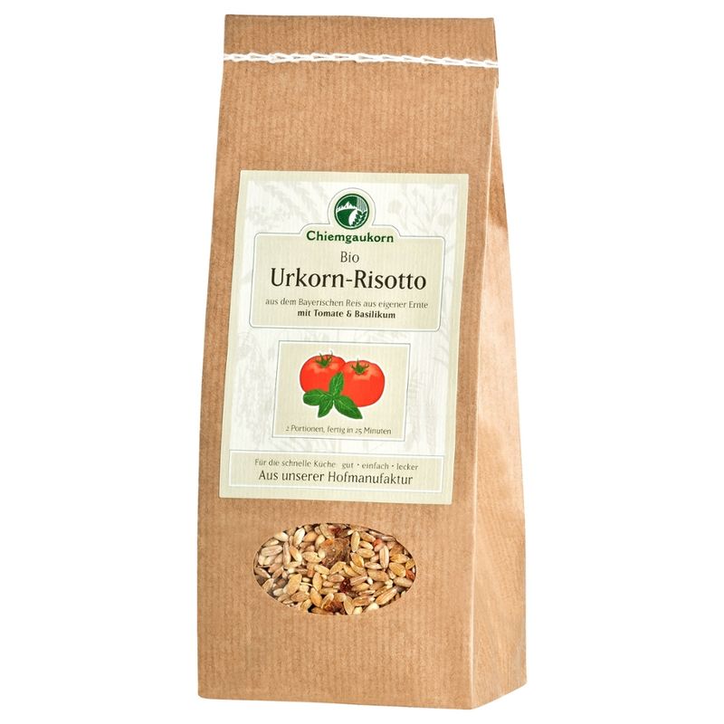 Chiemgaukorn Bio Urkorn-Risotto Tomate-Basilikum, Chiemgaukorn - Produktbild