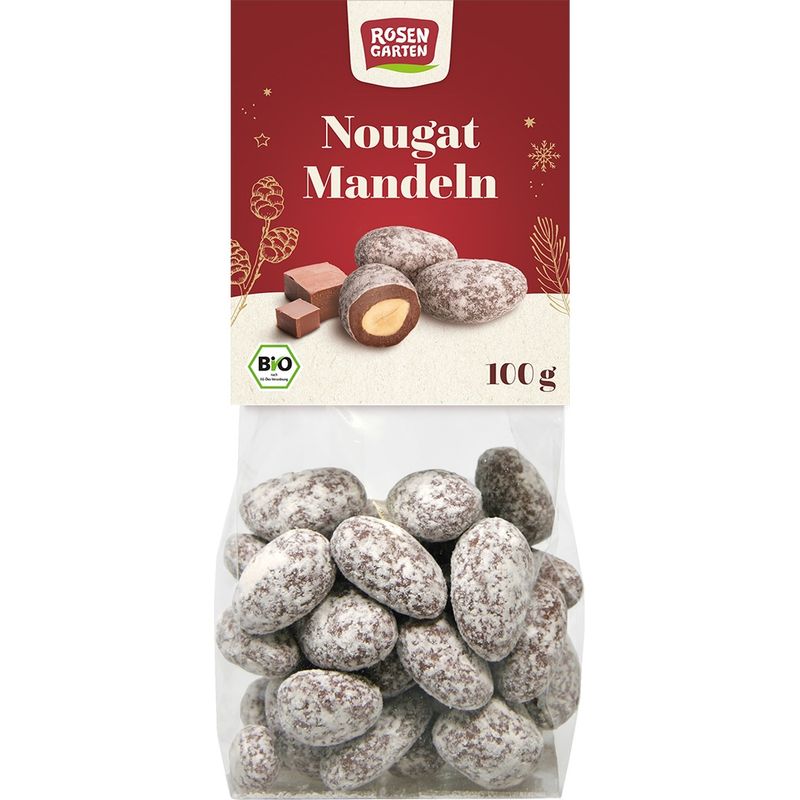 Rosengarten Nougat-Mandeln - Produktbild