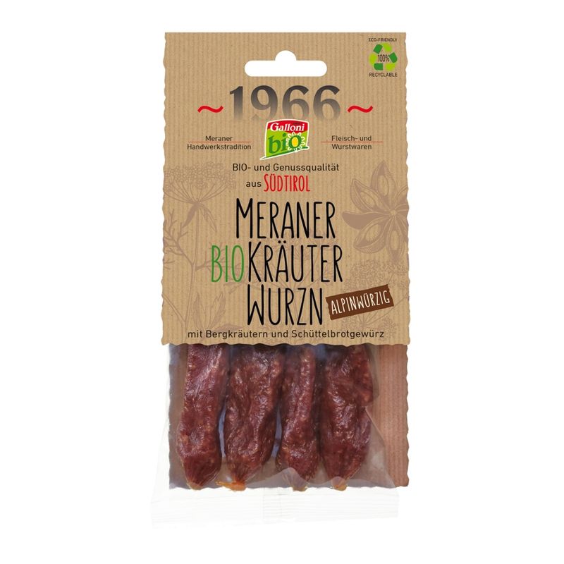 Galloni BIO BIO Kräuterwurzn "alpinwürzig" 4St.100 gr. - Produktbild