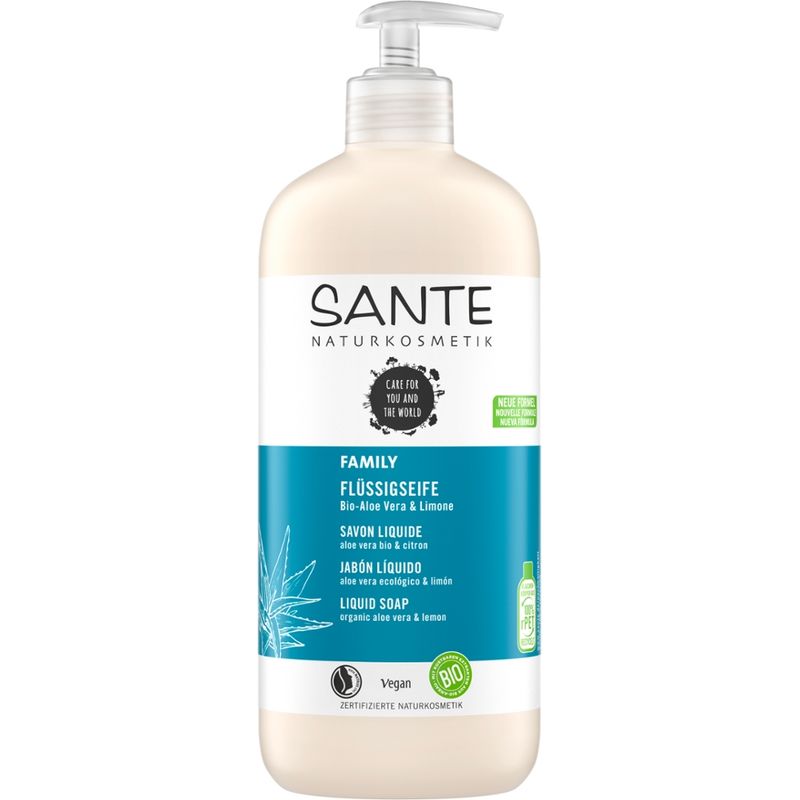 Sante SANTE Family Flüssigseife Bio-Aloe Vera & Limone - Produktbild