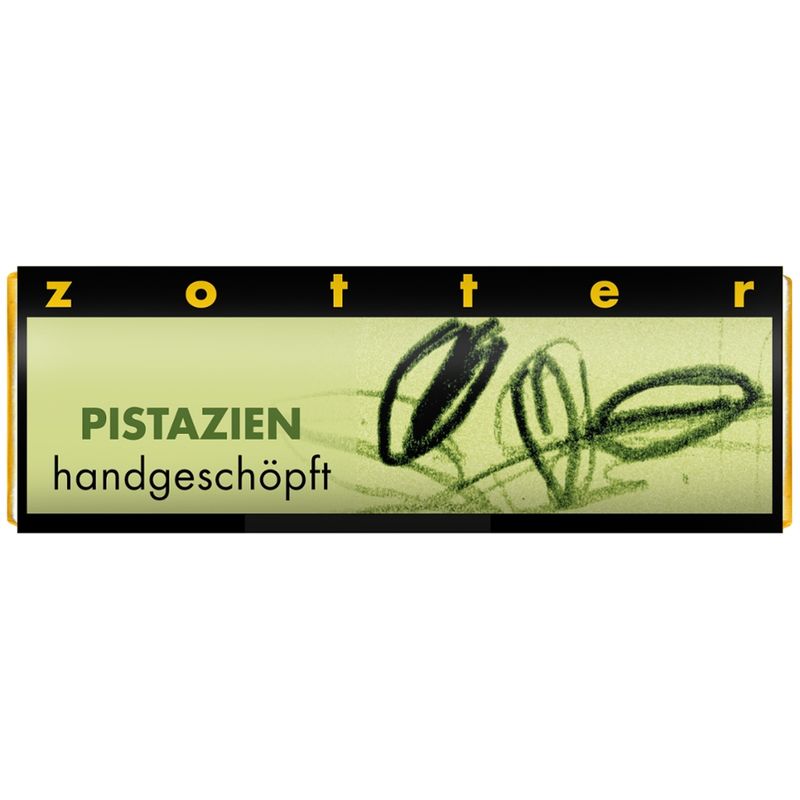 Zotter Schokolade Schoko-Mini Pistazien - Produktbild