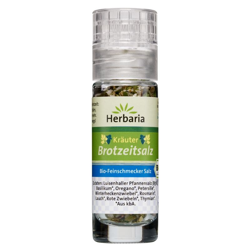 HERBARIA Kräuter Brotzeitsalz bio Mini-Mühle - Produktbild