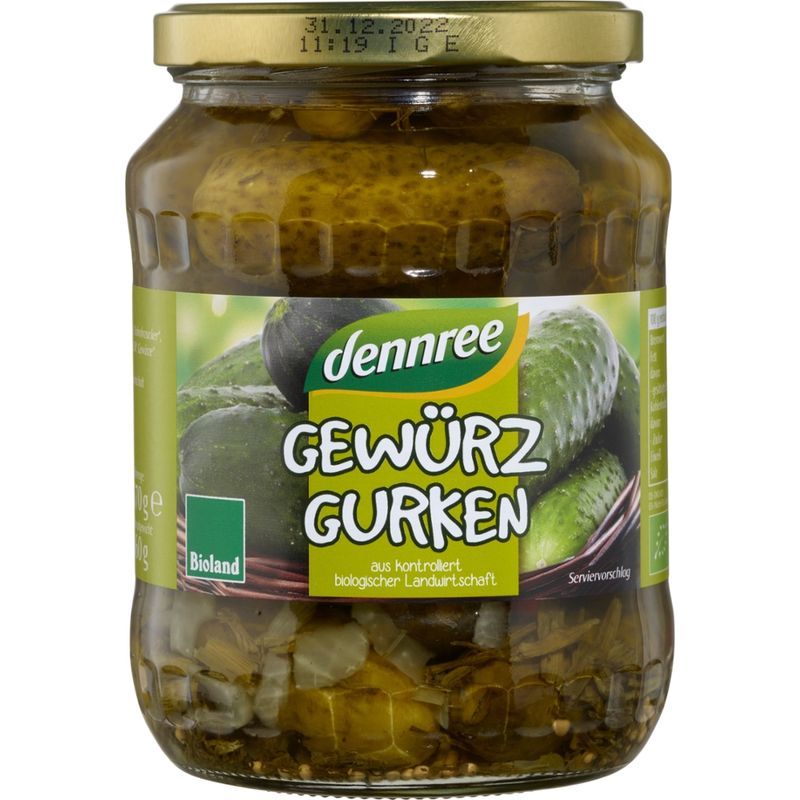 dennree Gewürzgurken - Produktbild