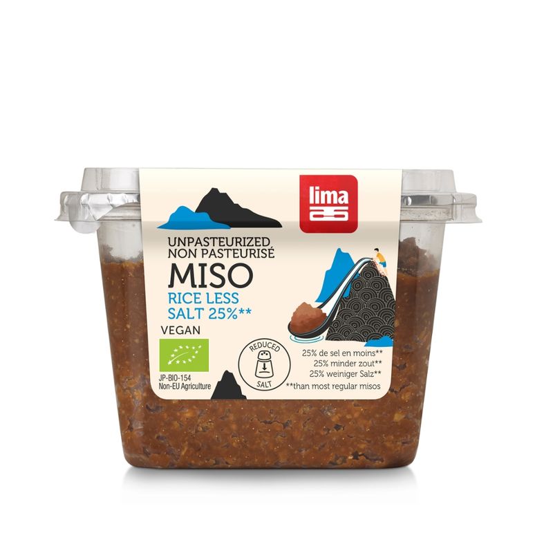 Lima Rice Miso 25% less Salt nicht pasteurisiert - Produktbild