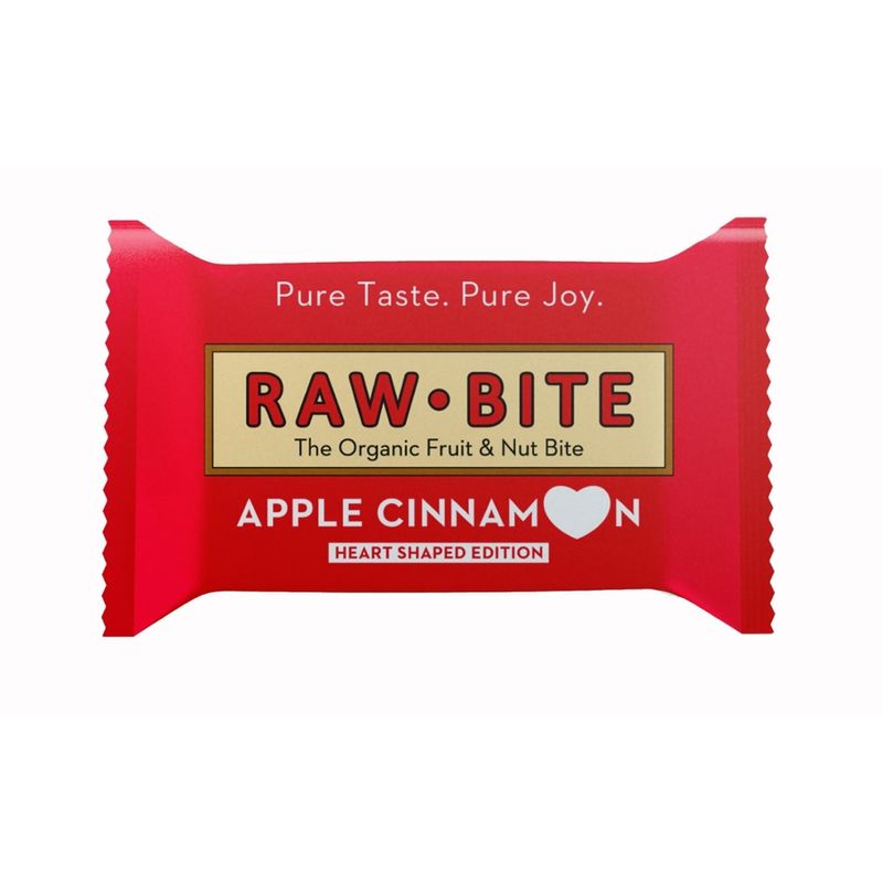 Raw Bite Fruchtriegel Heart Apple-Cinnamon 13g - Produktbild