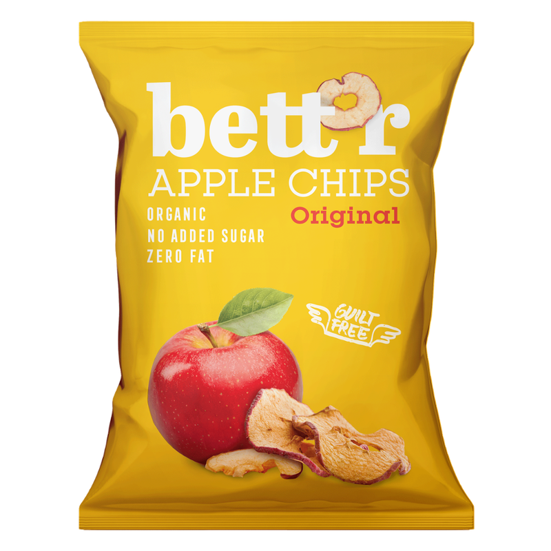 Bett'r Bio Äpfelchips , Bett’r, 50g - Produktbild