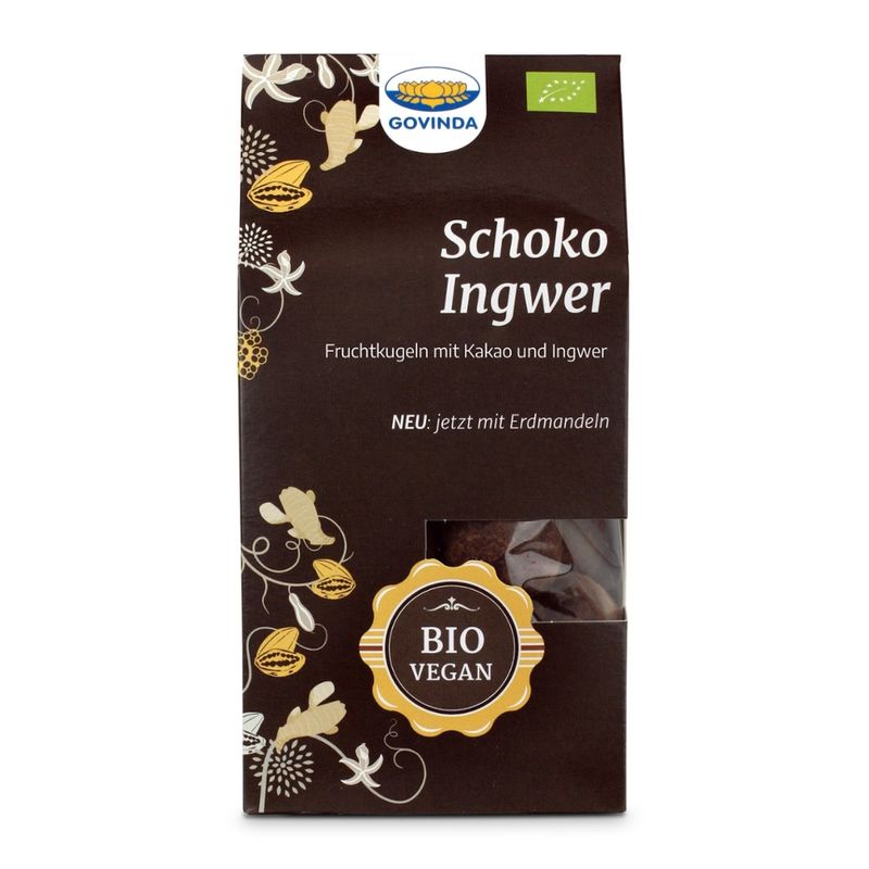 Govinda Schoko-Ingwer Kugeln - Produktbild