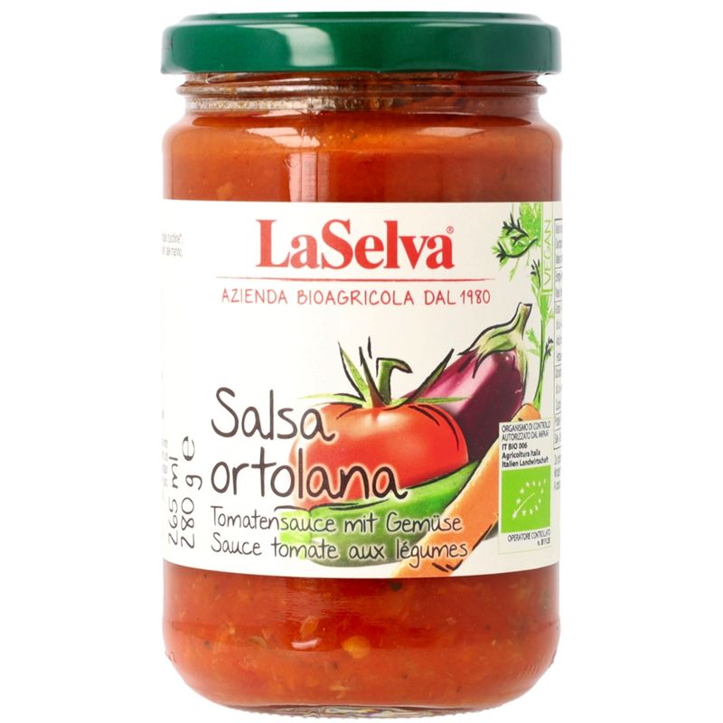 LaSelva Tomatensauce mit Gemüse - Salsa Ortolana - Produktbild
