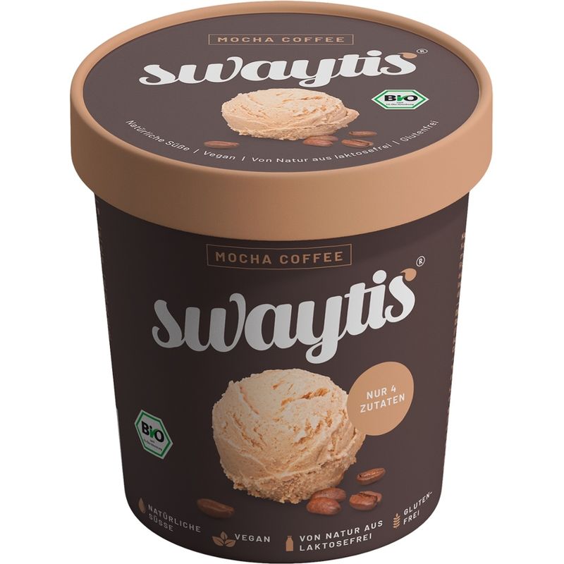 Swaytis GmbH Mocha Coffee - Veganes Bio-Kaffeeeis ohne raffinierten Zucker oder andere Süß- und Zusatzstoffe - Produktbild