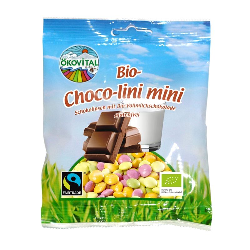 Ökovital Ökovital Bio-Choco-lini mini, Bio-Schokolinsen - Produktbild