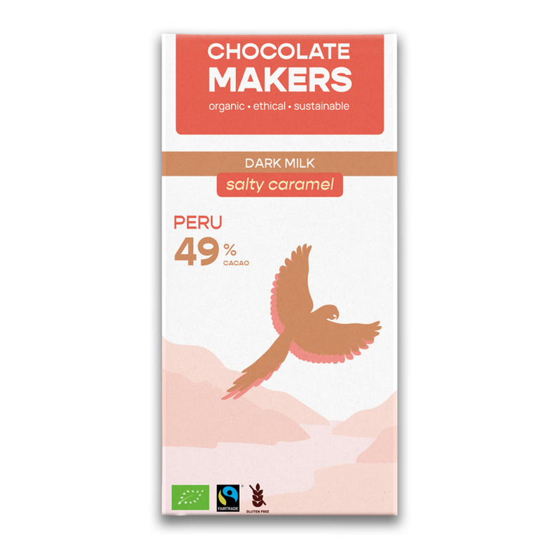 Chocolatemakers Peru Dunkle Milch 49% Salty Caramel - Produktbild