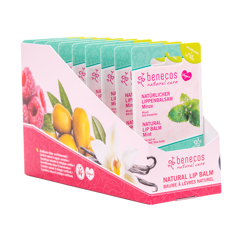 benecos benecos Lip Balm Display Minze - Produktbild