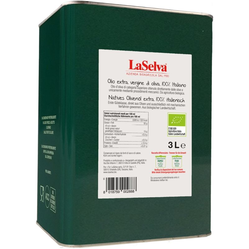LaSelva Natives Olivenöl extra, 100% italienisch - Produktbild
