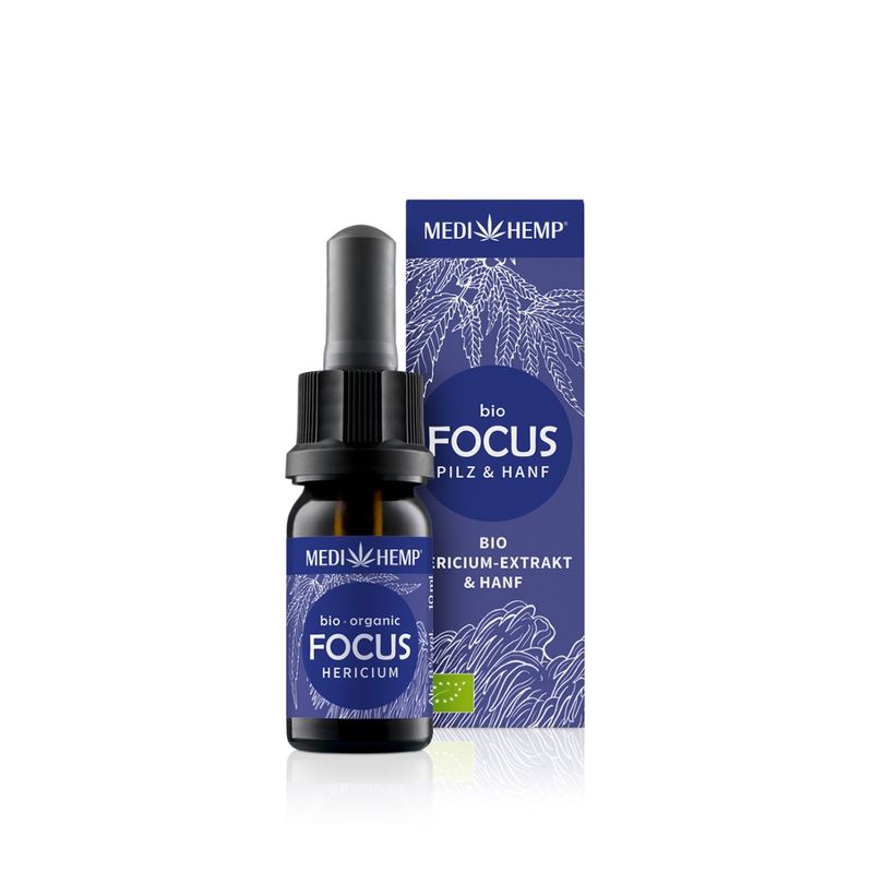 MEDIHEMP MEDIHEMP Bio FOCUS Hericium-Extrakt & Hanf - Produktbild