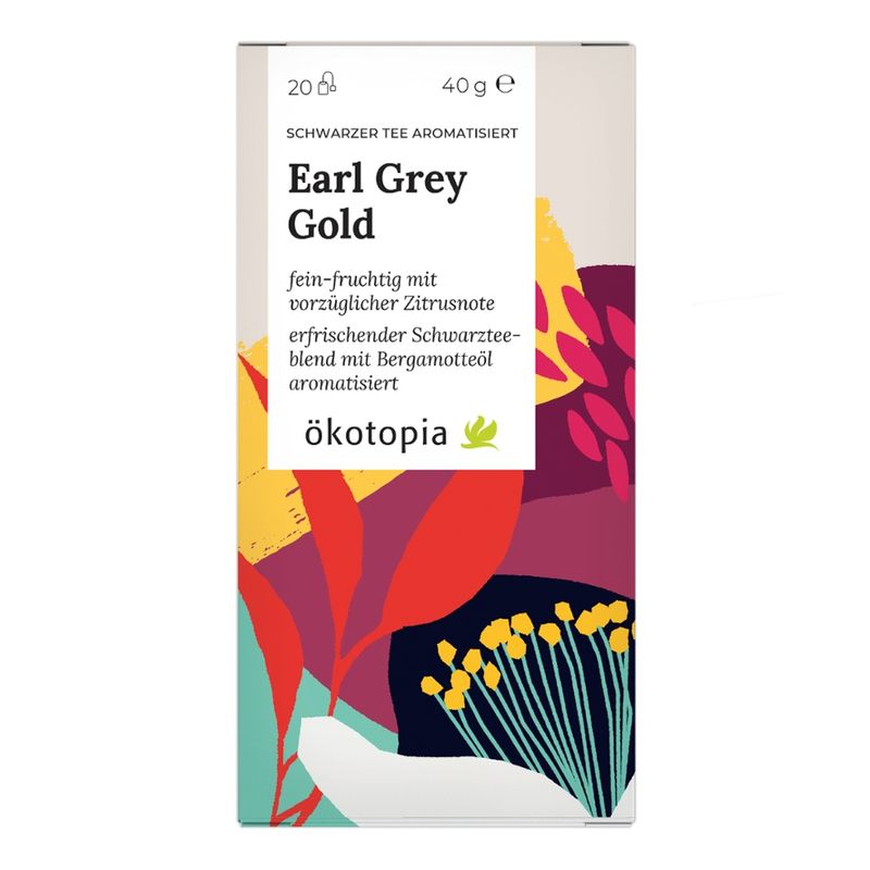 Ökotopia  Earl Grey Gold Teebeutel kbA SR - Produktbild