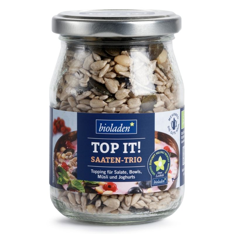 bioladen Top It! – Saaten-Trio - Topping für Salate, Bowls, Müsli & Joghurt - Produktbild