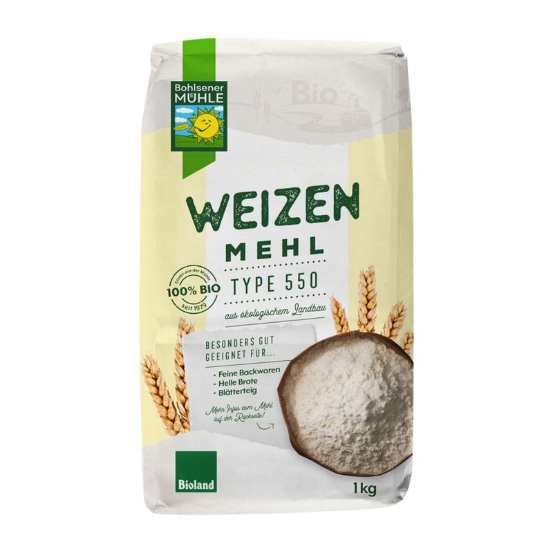 Bohlsener Mühle Weizenmehl Type 550 - Produktbild