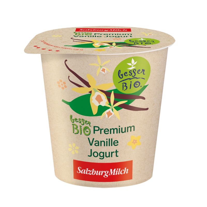 SalzburgMilch SalzburgMilch Bio Premium Fruchtjoghurt Vanille 3,6% 150g - Produktbild