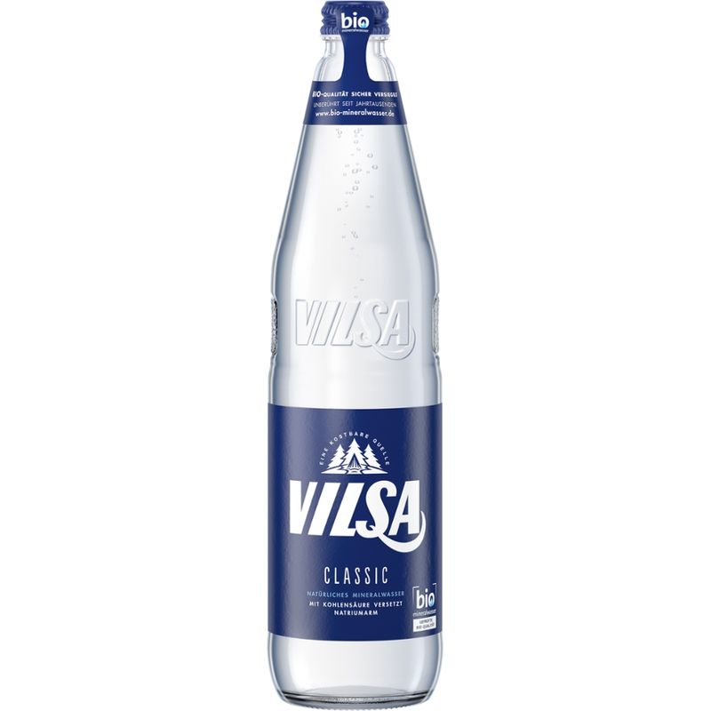 VILSA VILSA Mineralwasser Classic Glas 12x0,70l Glas MW Bio - Produktbild