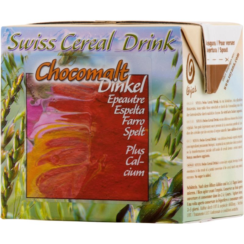 Soyana Swiss Cereal-Drink Dinkel Chocomalt PLUS Calcium 0,5l - Produktbild