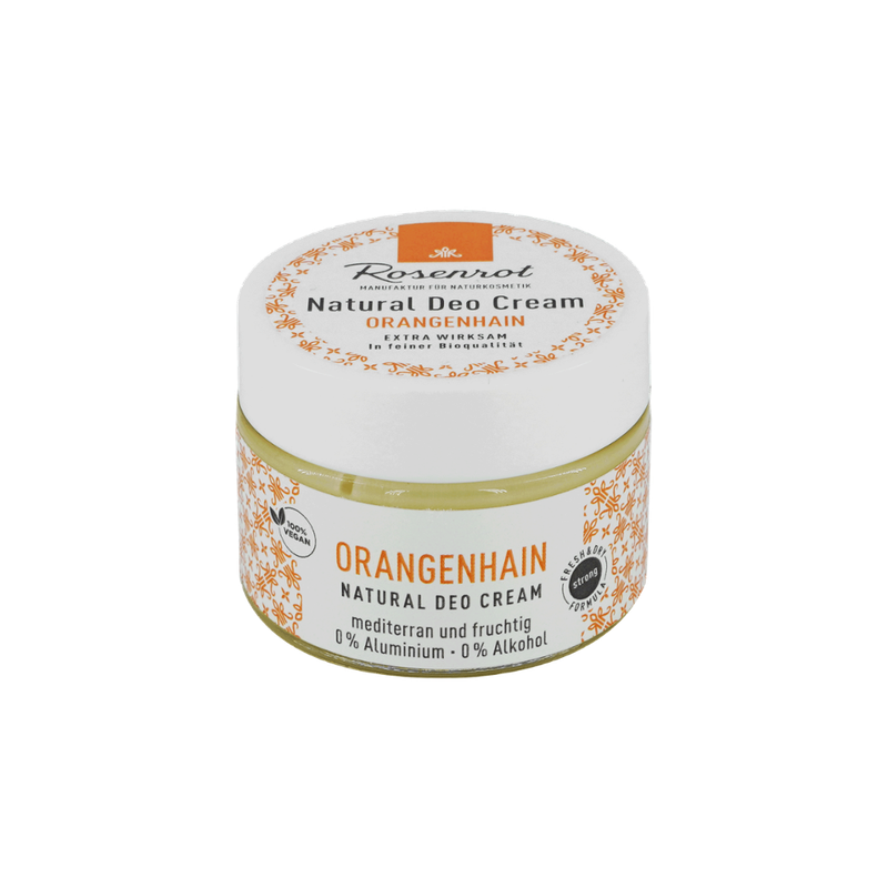 Rosenrot Naturkosmetik Deo Creme Orangenhain - vegan (100% natural) - Produktbild