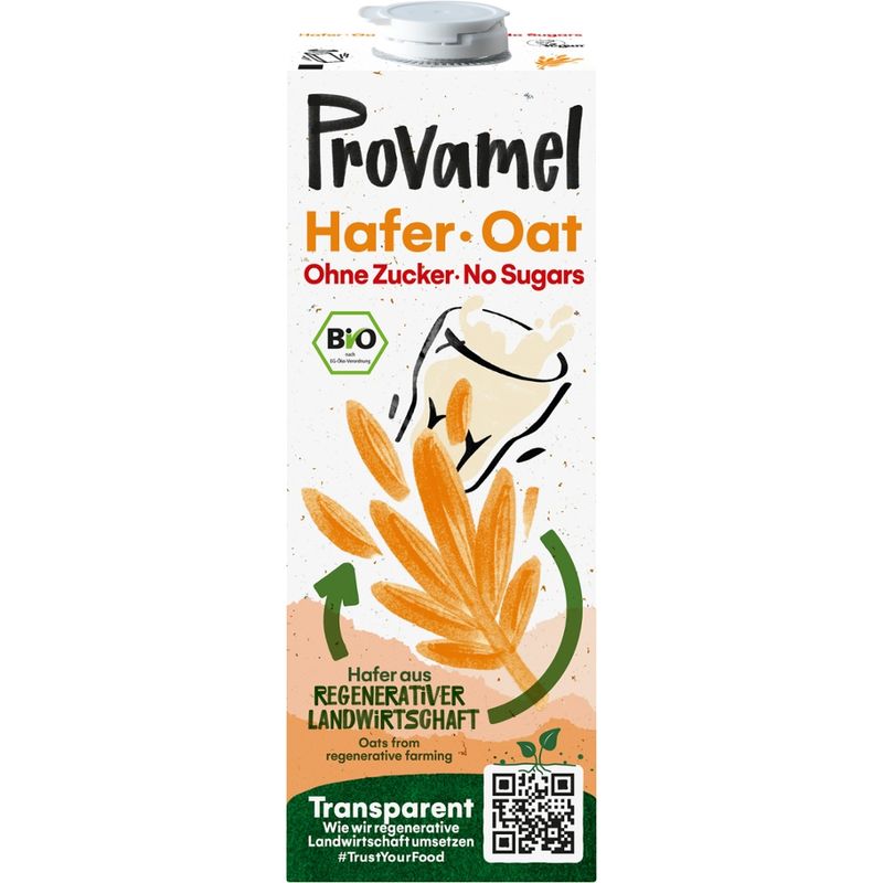 Provamel Provamel Bio Haferdrink Ohne Zucker - Produktbild