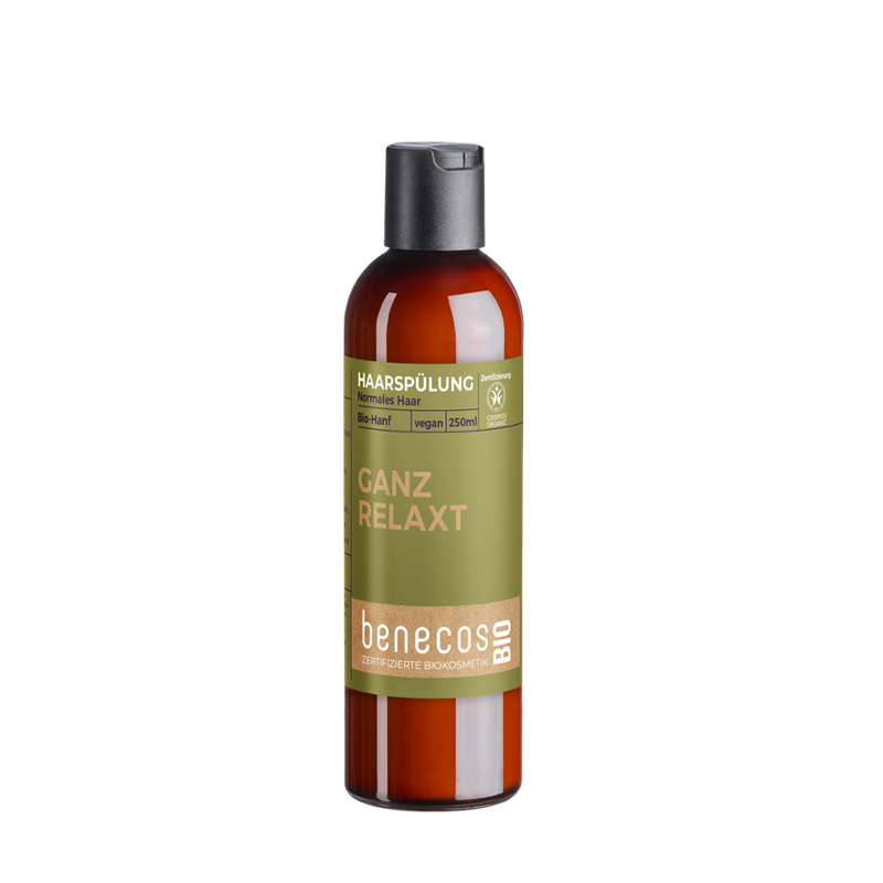 benecos benecosBIO Haarspülung Normales Haar BIO-Hanf - GANZ RELAXT 250 ml - Produktbild