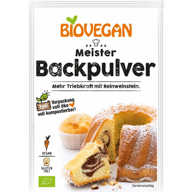 Biovegan Meister Backpulver, BIO 25 kg - Produktbild