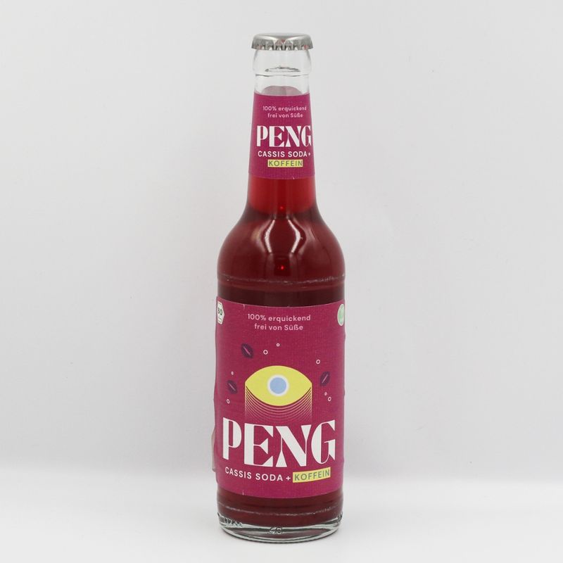 PENG PENG Bio-Cassissoda mit Koffein 330ml Mehrwegflasche - Produktbild