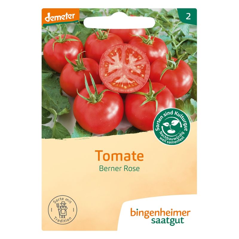 Bingenheimer Saatgut Berner Rose - Tomate (Saatgut) - Produktbild