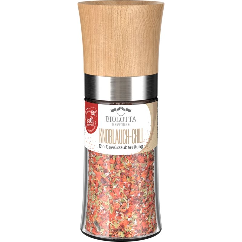 Biolotta Biolotta Buchenmühle Knoblach-Chili, Bio Gewürzzubereitung - Produktbild