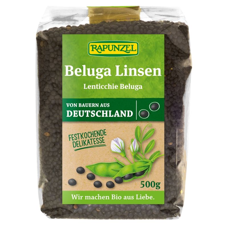 Rapunzel Beluga Linsen schwarz - Produktbild