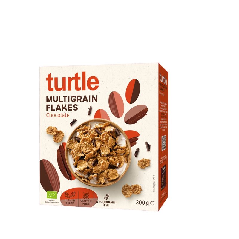 Turtle - Better Breakfast Mehrkornflocken & Schokolade Bio + GF - Produktbild