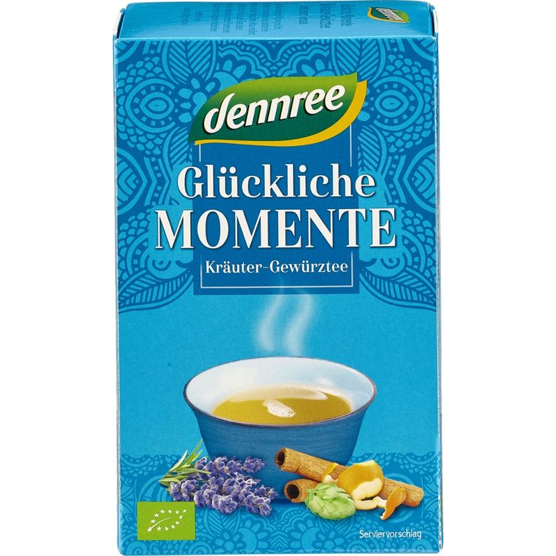 dennree Glückliche Momente Kräuter-Gewürztee - Produktbild