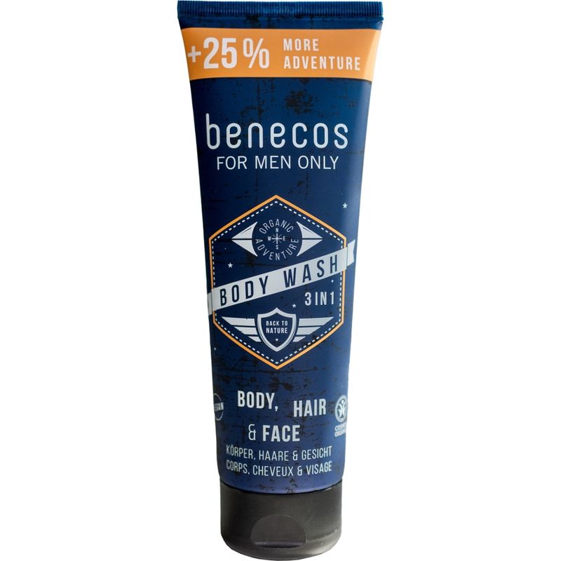 benecos benecos for men only Body Wash 3in1 250 ml - Produktbild