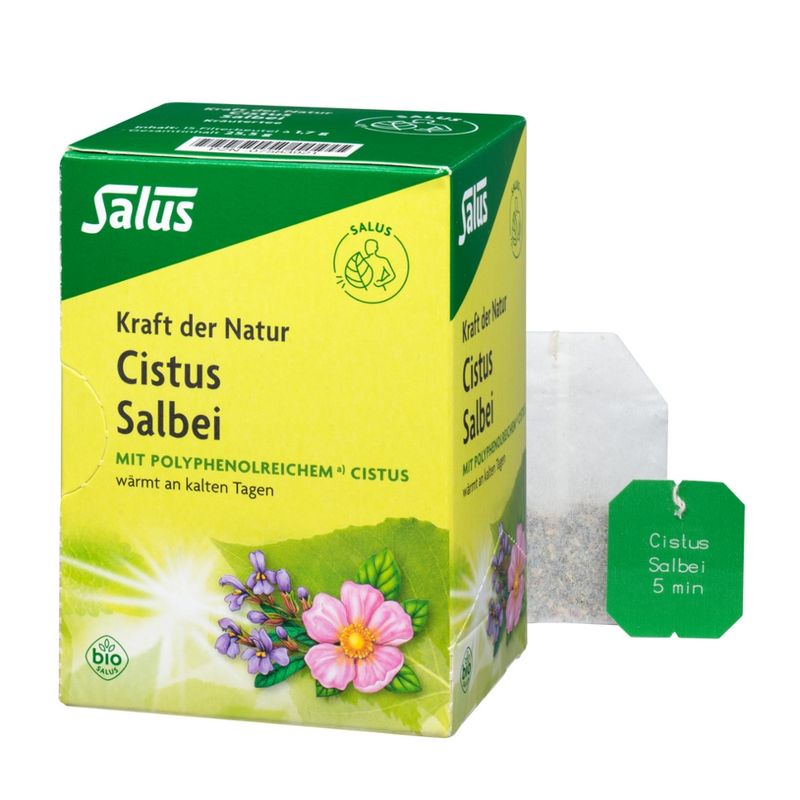 Salus® Salus® Cistus Salbei Kräutertee bio 15 FB - Produktbild