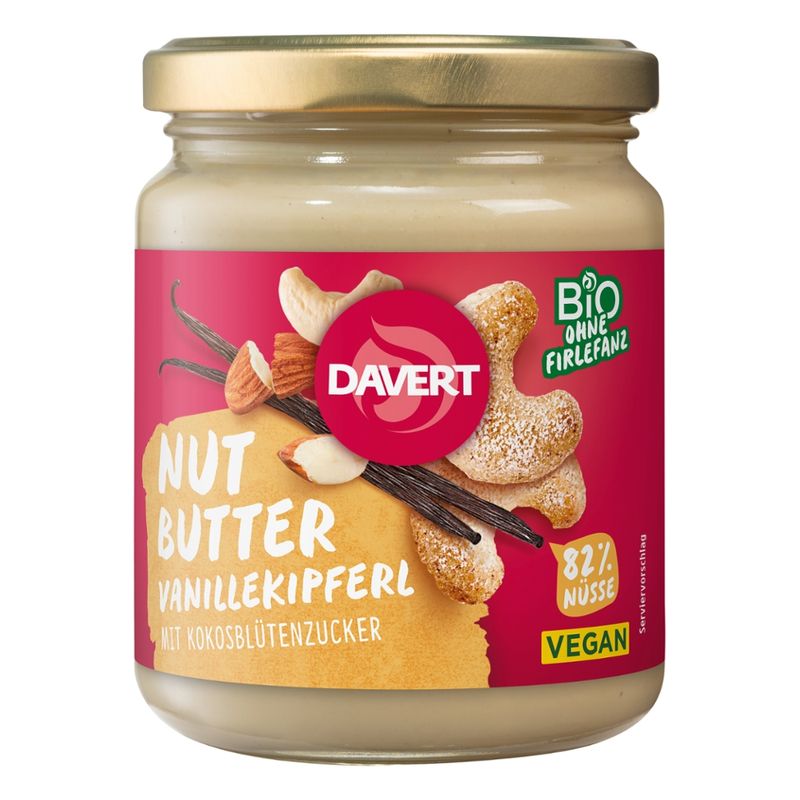 Davert Nut Butter Vanillekipferl 250g - Produktbild