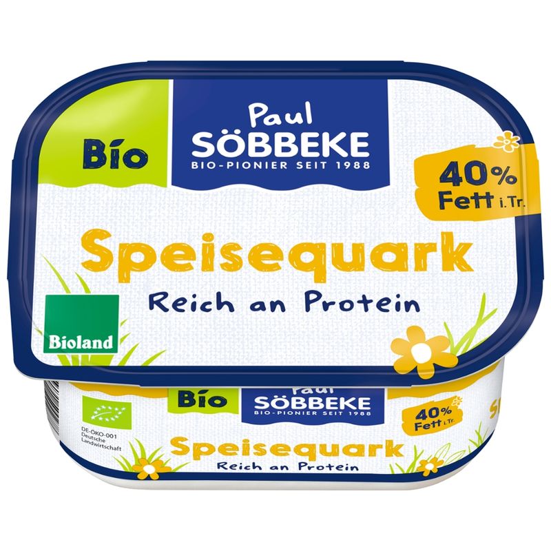 Söbbeke Bio Speisequark 40 % Fett i. Tr. - Produktbild
